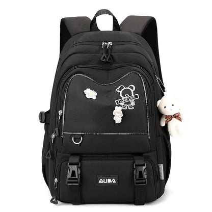 Kids Kawaii School Backpack – Large Waterproof Girls Bag with Laptop Compartment