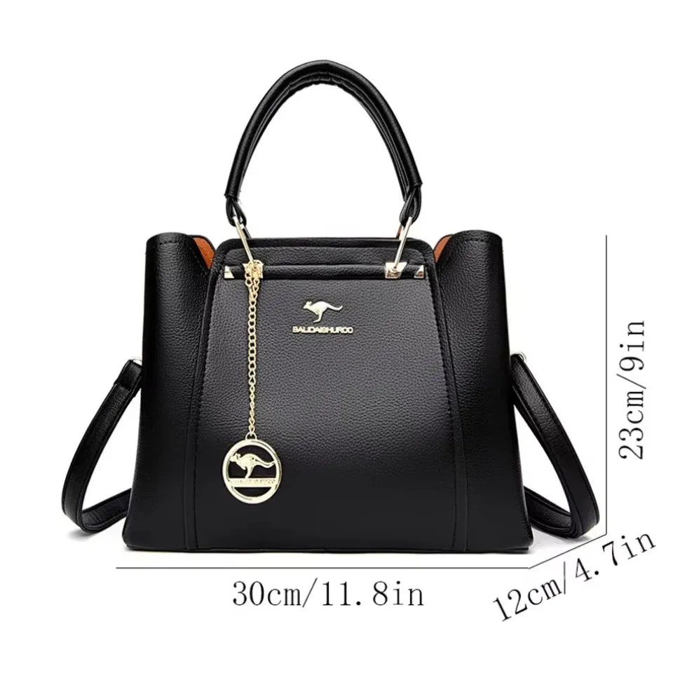 Large Capacity Leather Tote Bag for Women