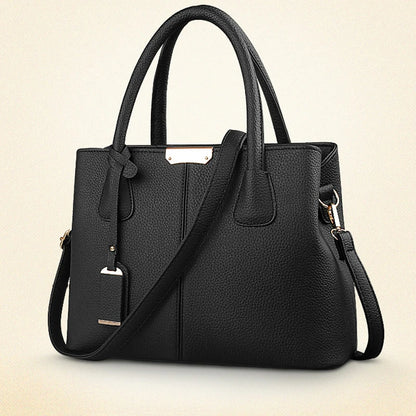 Large Women's Tote Bag – Structured Square Shoulder Handbag