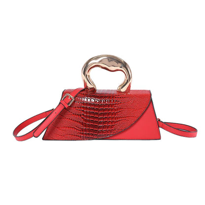 Crocodile Pattern Crossbody Bag – Women's Designer Handbag