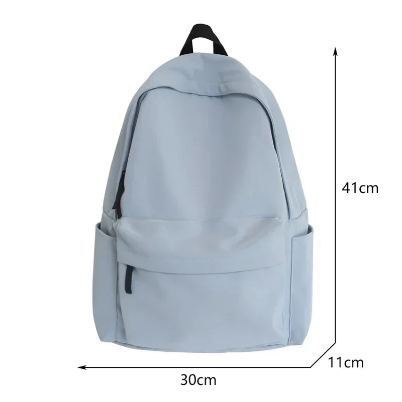 Waterproof Nylon Backpack – Large Capacity Travel & Laptop Bag
