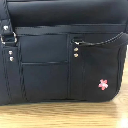 Japanese JK Uniform PU Leather Shoulder Bag – Large Capacity
