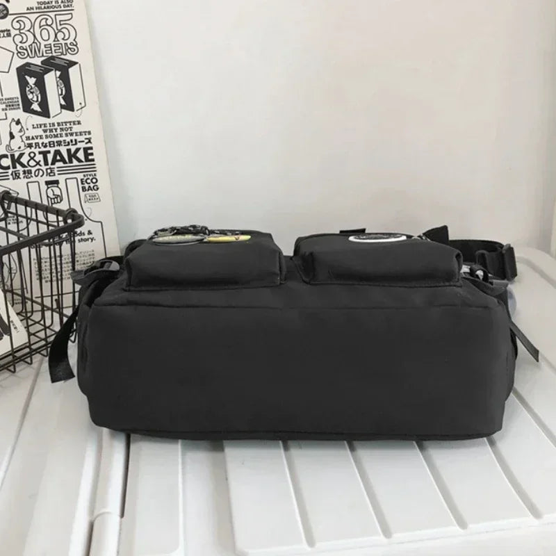 Harajuku Crossbody Bag for Teen Girls – Casual Shoulder School Bag