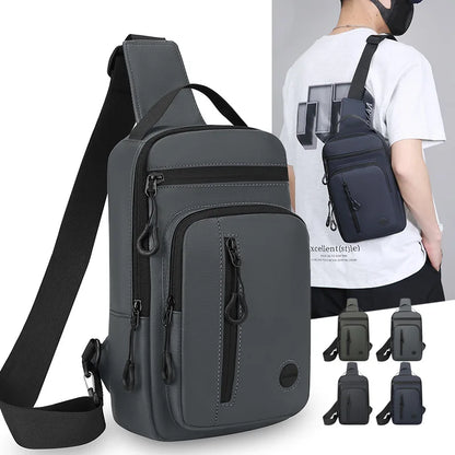 Sports Chest Sling Bag with Phone Pocket – Adjustable Crossbody