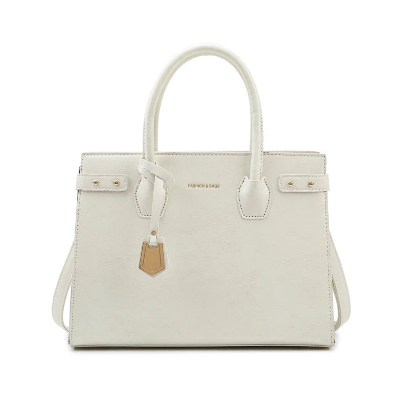 Luxury Leather Tote Bag for Women – Designer Shoulder Handbag