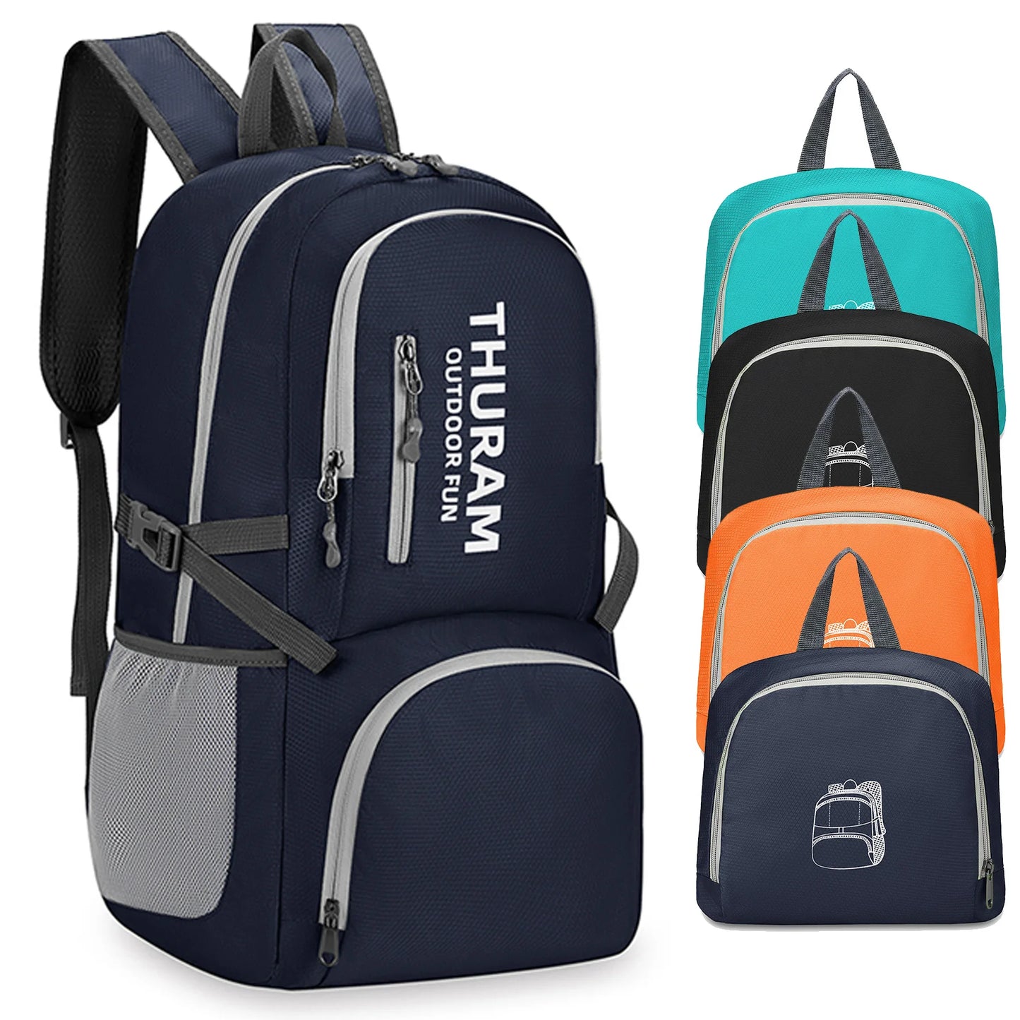 35L Packable Backpack – Lightweight Foldable Hiking Daypack