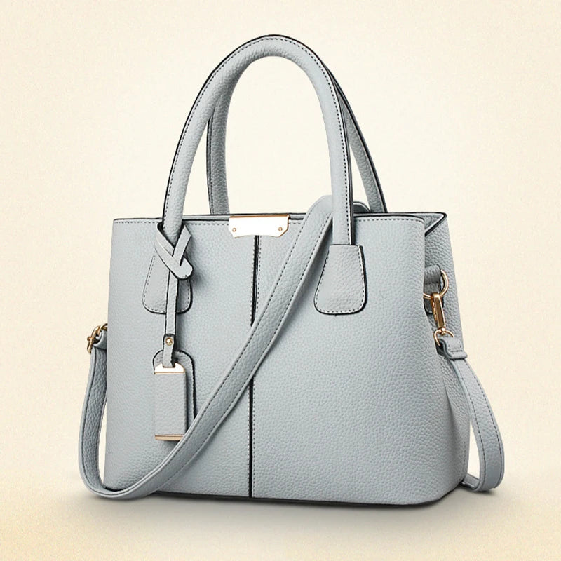 Large Women's Tote Bag – Structured Square Shoulder Handbag