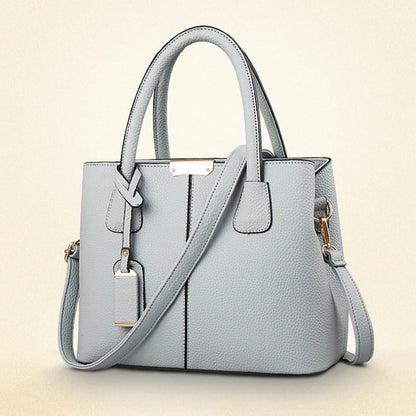 Large Women's Tote Bag – Structured Square Shoulder Handbag