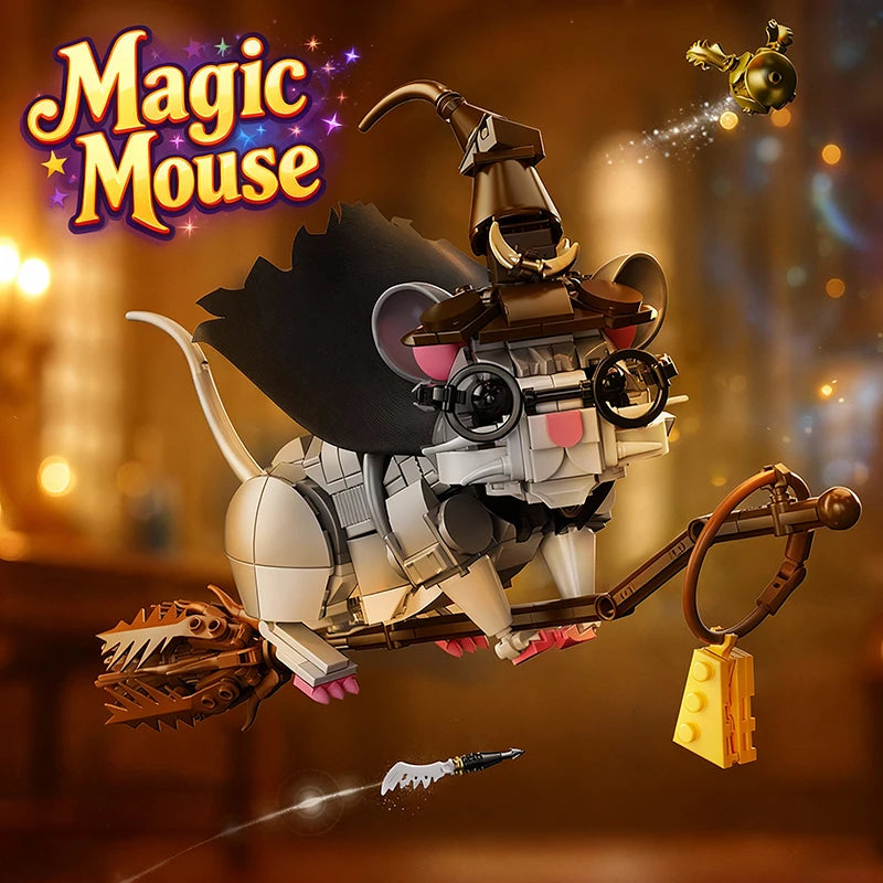Magic Mouse Wizard MOC Building Blocks Set