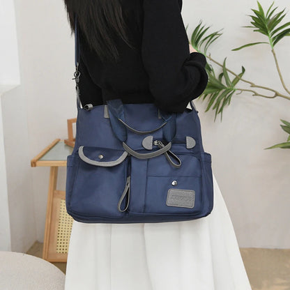 Waterproof Nylon Tote Bag – Large Capacity Women's Shoulder Bag
