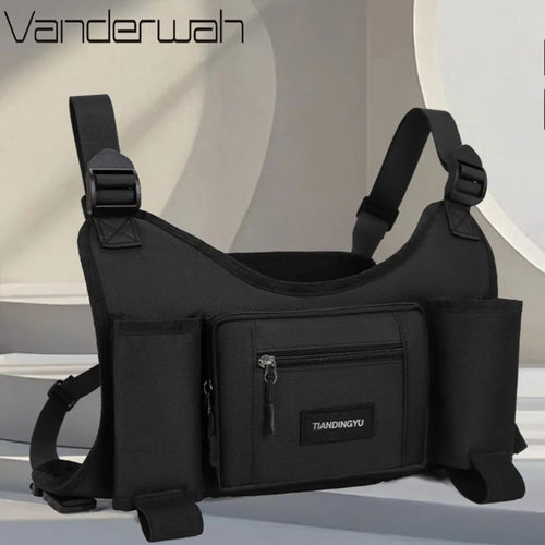 Tactical Chest Rig Bag for Men – Outdoor Vest Pouch for Hiking & Running