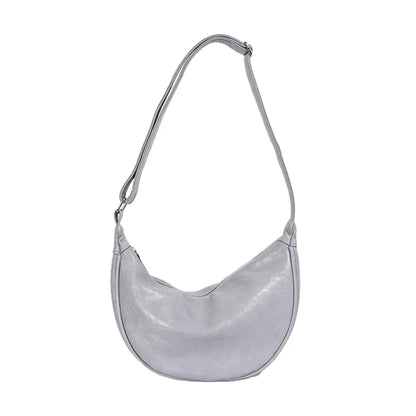 Crescent Hobo Bag for Women – Soft PU Leather Crossbody