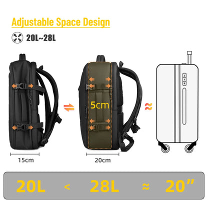 17-Inch Laptop Travel Backpack – Large Capacity Business & Travel Bag