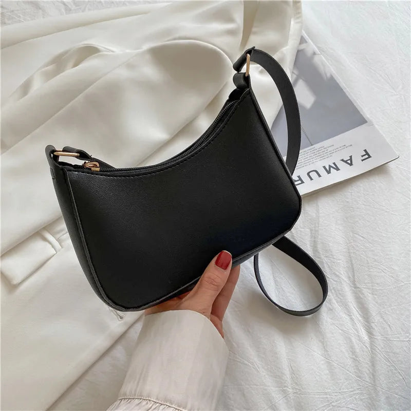PU Leather Underarm Shoulder Bag for Women