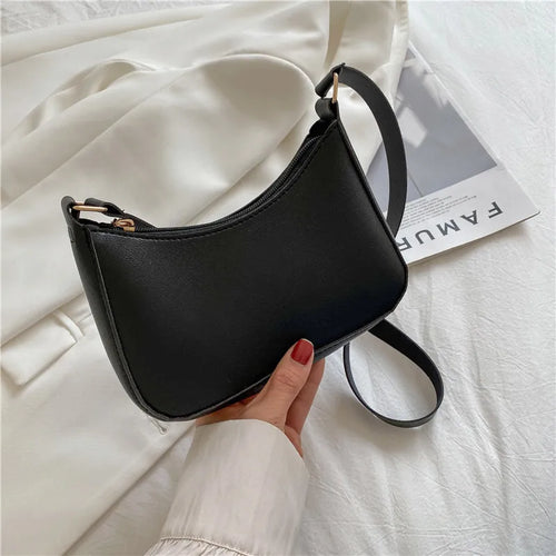 PU Leather Underarm Shoulder Bag for Women