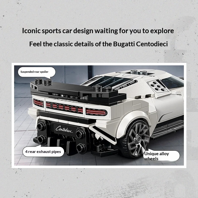 LEGO Speed Champions 77240 Bugatti Centodieci Hypercar Set