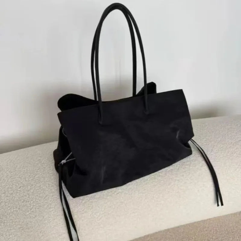 Women's Large Tote Bag Waterproof Nylon Multi-Layer Commuter