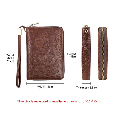 RFID Blocking Genuine Leather Clutch Wallet for Men – Passport