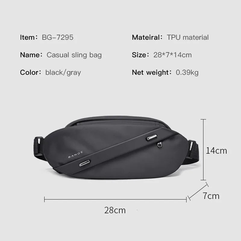 Waterproof Chest Sling Bag for Men | Crossbody Shoulder Bag