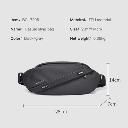 Waterproof Chest Sling Bag for Men | Crossbody Shoulder Bag