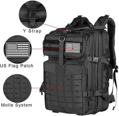 Tactical Backpack – 30L/45L Military MOLLE Assault Pack