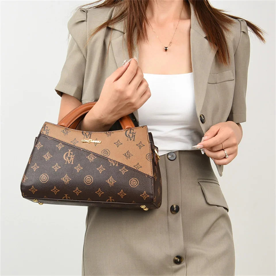 Leather Crossbody Bag for Women – Small Shoulder Tote Handbag