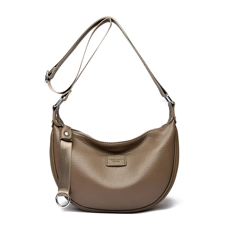 Dumpling Shoulder Bag for Women – Soft PU Leather Commuter Purse