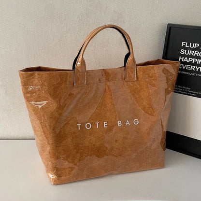 PVC Transparent Jelly Tote Bag – Large Capacity Waterproof
