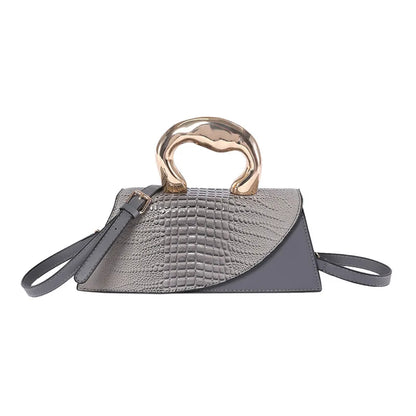 Crocodile Pattern Crossbody Bag – Women's Designer Handbag