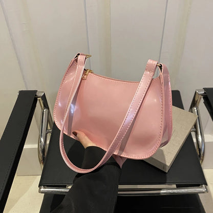 Hobo Shoulder Bag – Women's Retro PU Leather Underarm Purse