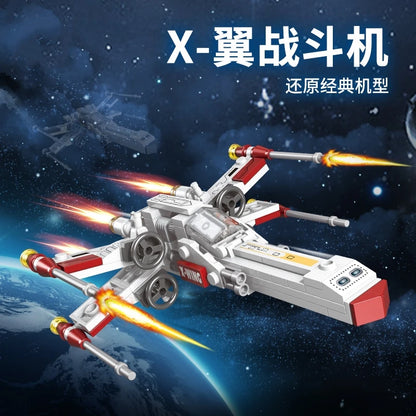 Space Warship Robot Building Blocks – Mini Fighter Model