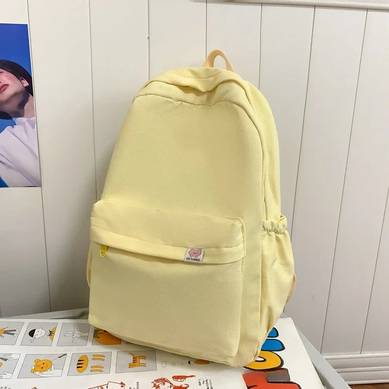 Waterproof Nylon Women's Backpack – Lightweight School & Travel Bag
