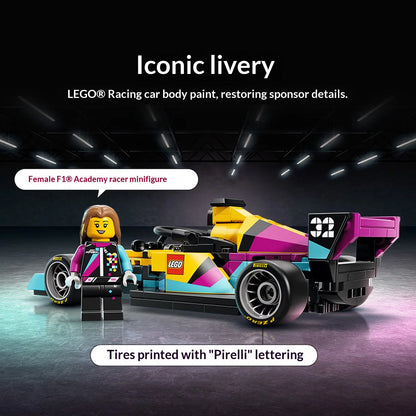LEGO 77258 F1 Academy Race Car Building Set – 201 Pieces