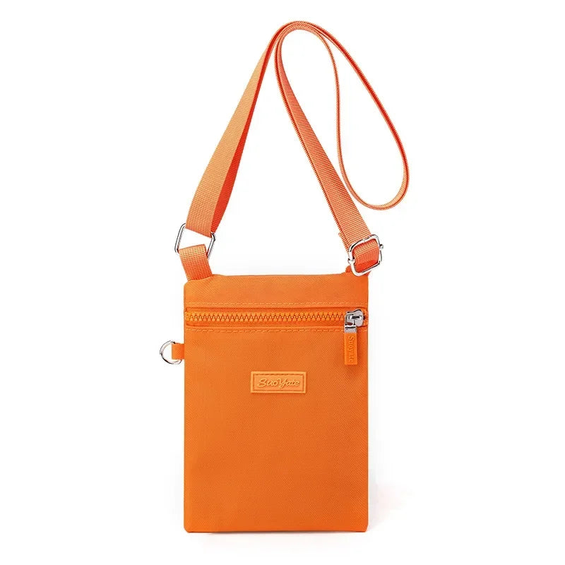 Canvas Mini Nylon Phone Zero Version Mobile Sweet Korean Bag Neck Versatile Fresh Shoulder Girl