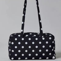 Black polka dots