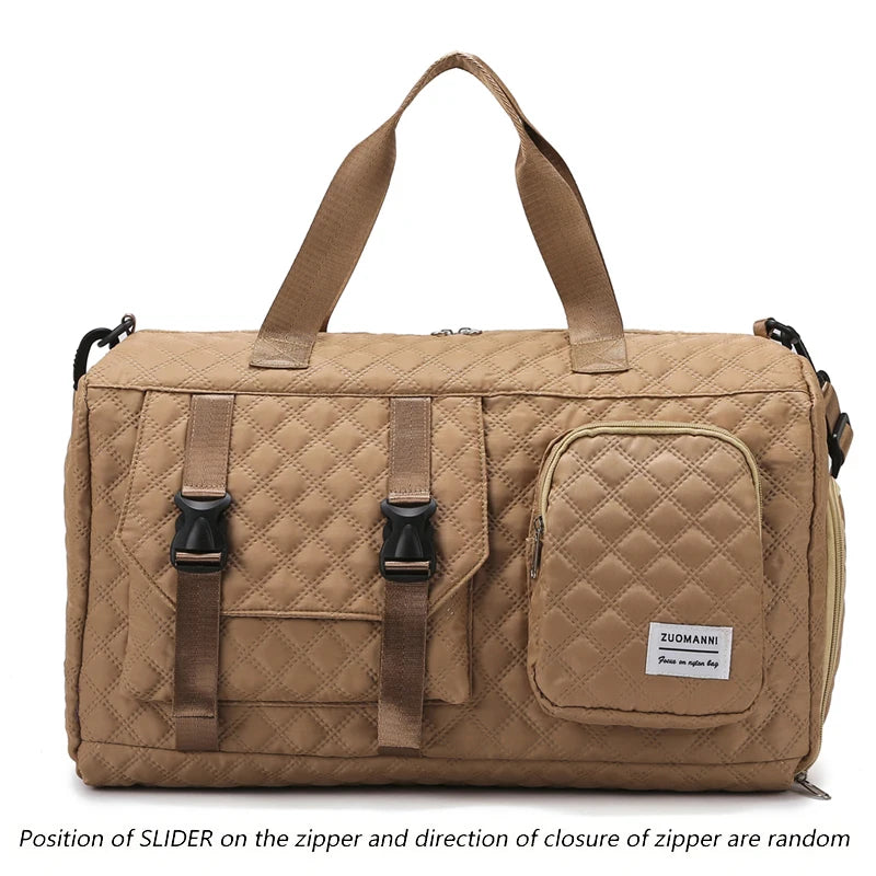 Nylon Travel Duffle Bag – Sports Gym & Overnight Shoulder Bag