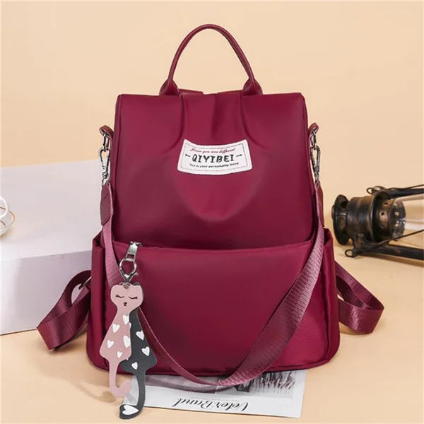 Anti-Theft Backpack for Women – Waterproof Oxford Daypack