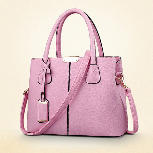 Large Women's Tote Bag – Structured Square Shoulder Handbag