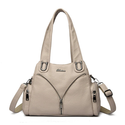 Luxury Leather Shoulder Bag for Women – Designer Crossbody Handbag