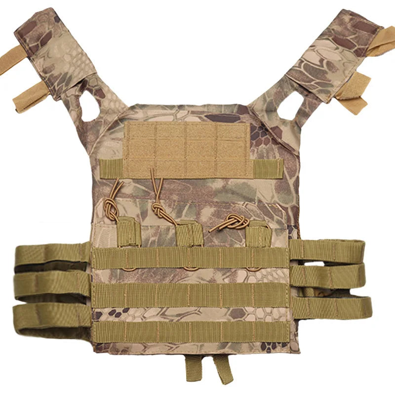 Tactical JPC Plate Carrier Vest – Men's MOLLE Airsoft & Hunting Vest