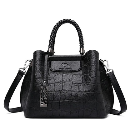 Luxury Stone Pattern Women's Handbag Crossbody Shoulder Bag