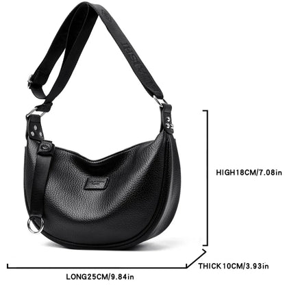 Dumpling Shoulder Bag for Women – Soft PU Leather Commuter Purse