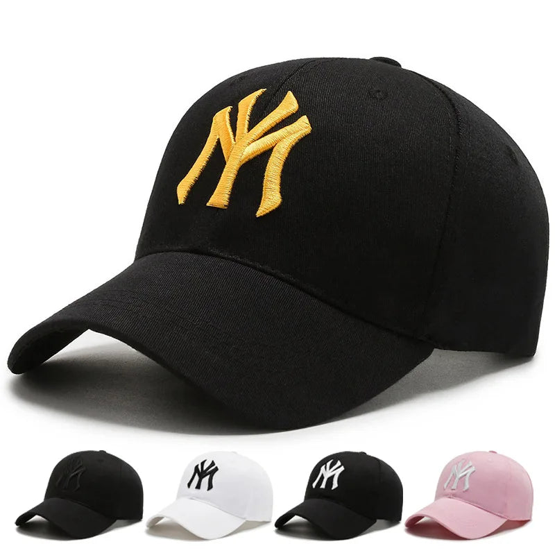 NY Letter Embroidered Snapback Baseball Cap – Unisex Sport Hat