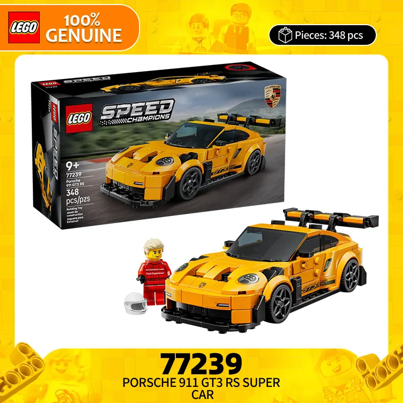 LEGO Speed Champions 77239 Porsche 911 GT3 RS – 348 Pieces