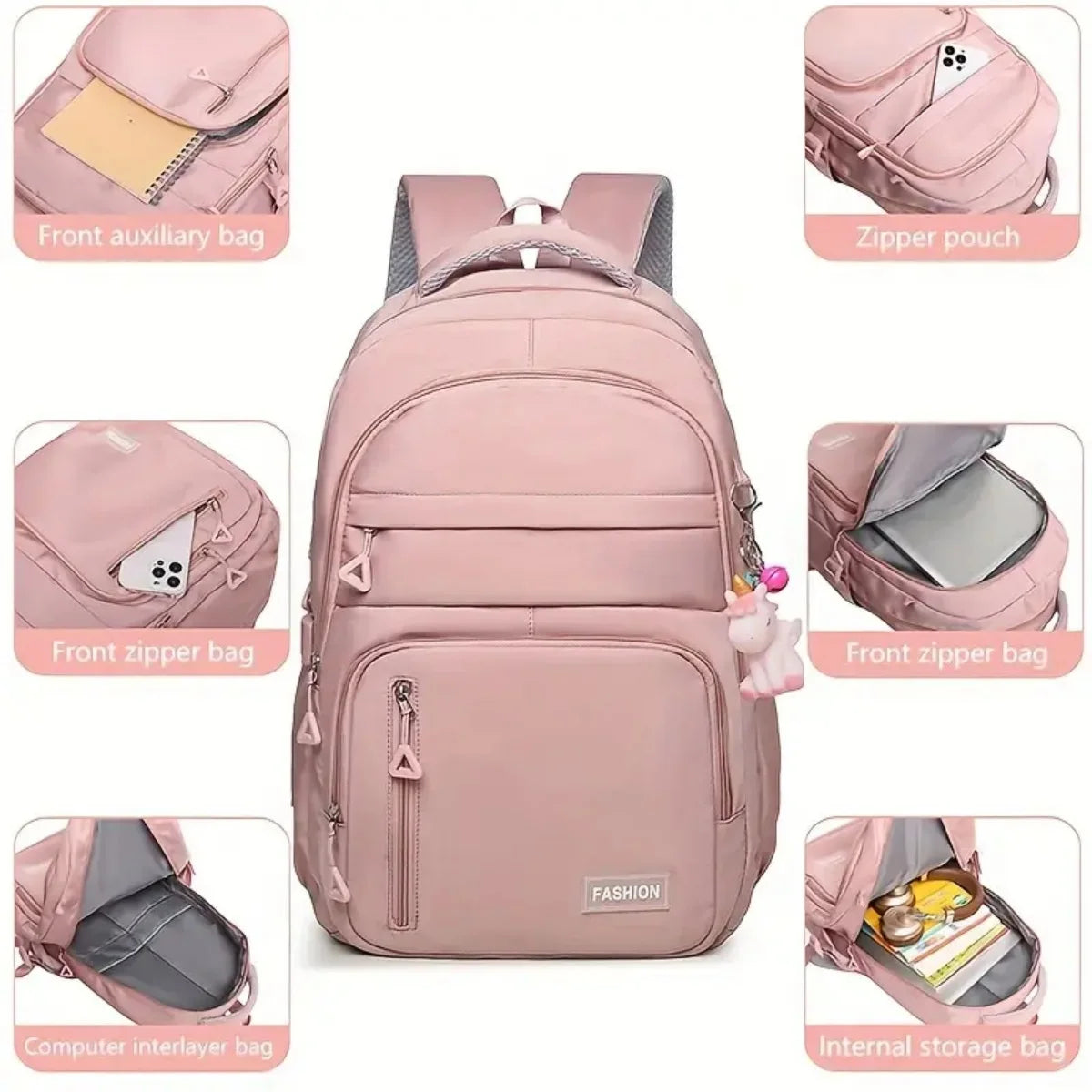 Nylon Travel Backpack – Lightweight, Washable & Carry-On Ready