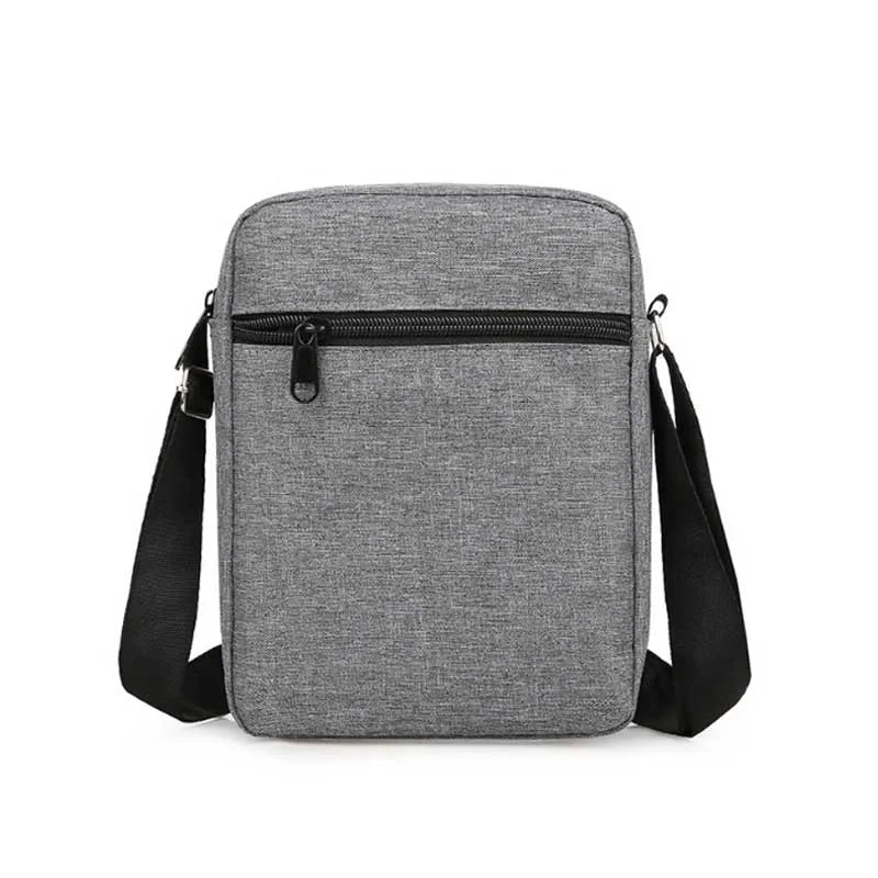 Men's Canvas Crossbody Bag – Sport Shoulder Bag for Travel