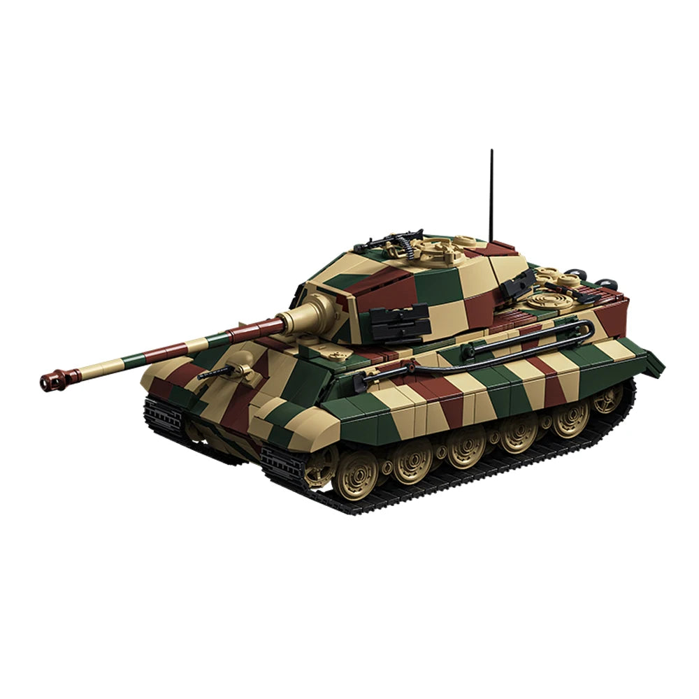 King Tiger Heavy Tank Building Blocks Set – WWII Military Model