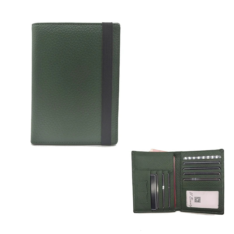 Genuine Leather Travel Wallet & Passport Holder