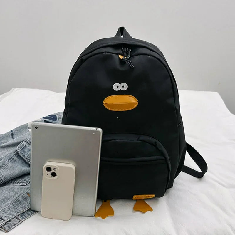 Cute Duck Backpack Kawaii School Bag for Girls & College Students