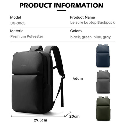 BANGE Laptop Backpack – Large Capacity Water-Resistant 16" Bag